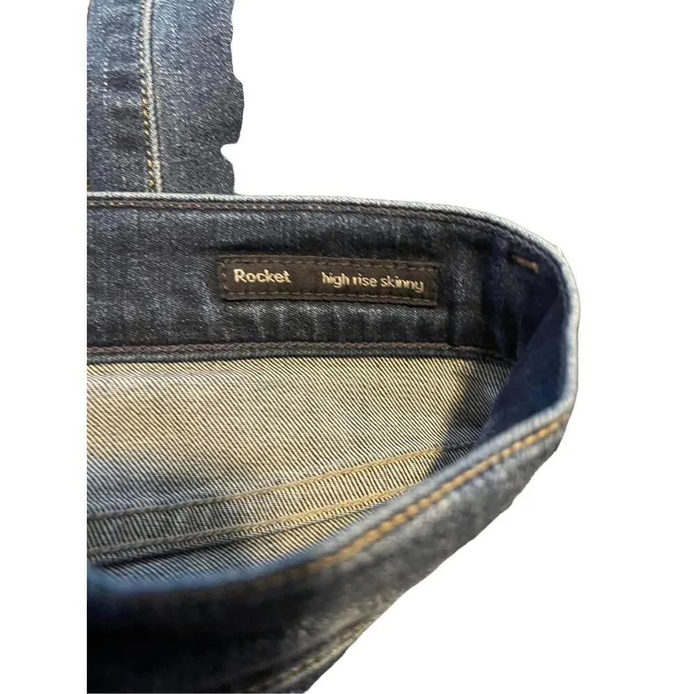 Citizens Of Humanity Womens Blue Denim Rocket High Rise Skinny Jeans Size 27